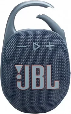 Колонка порт. JBL Clip 5 синий 7W 1.0 BT 10м 1400mAh (JBLCLIP5BLU)