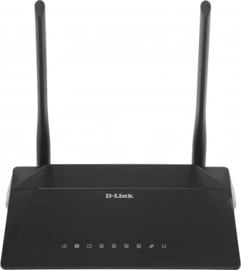 Роутер беспроводной D-Link DSL-224 (DSL-224/R1A) N300 10/100BASE-TX черный