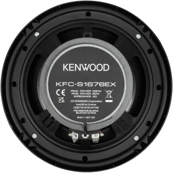 Колонки автомобильные Kenwood KFC-S1676EX 330Вт 87дБ 4Ом 16см (6.5дюйм) (ком.:2кол.) коаксиальные двухполосные