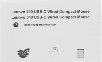 Мышь Lenovo 540 темно-серый оптическая 2400dpi USB 3but (GY51D20876)