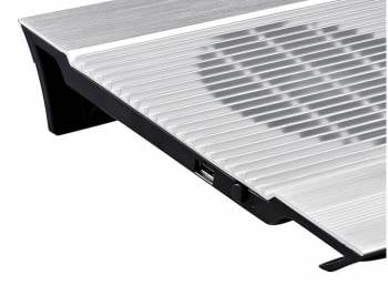 Подставка для ноутбука Deepcool N8 (DP-N24N-N8SR) 17" 380x278x55мм 25дБ 3xUSB 2x 140ммFAN 1244г алюминий серебристый