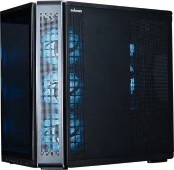 Корпус Zalman P60 черный без БП ATX 6x120mm 2x140mm 2xUSB3.0 audio bott PSU