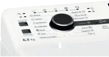 Стиральная машина Whirlpool TDLRB 65242BS EU/N пан.англ. класс: A загр.вертикальная макс.:6.5кг белый