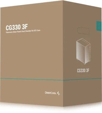 Корпус Deepcool CG330 3F черный без БП mATX 6x120mm 4x140mm 2xUSB2.0 1xUSB3.0 audio bott PSU