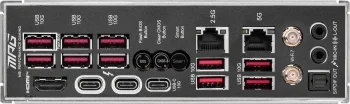 Материнская плата MSI MPG Z890 CARBON WIFI Soc-1851 Intel Z890 4xDDR5 ATX AC`97 8ch(7.1) 5Gigabit + 2.5Gigabit Ethernet RAID+HDMI