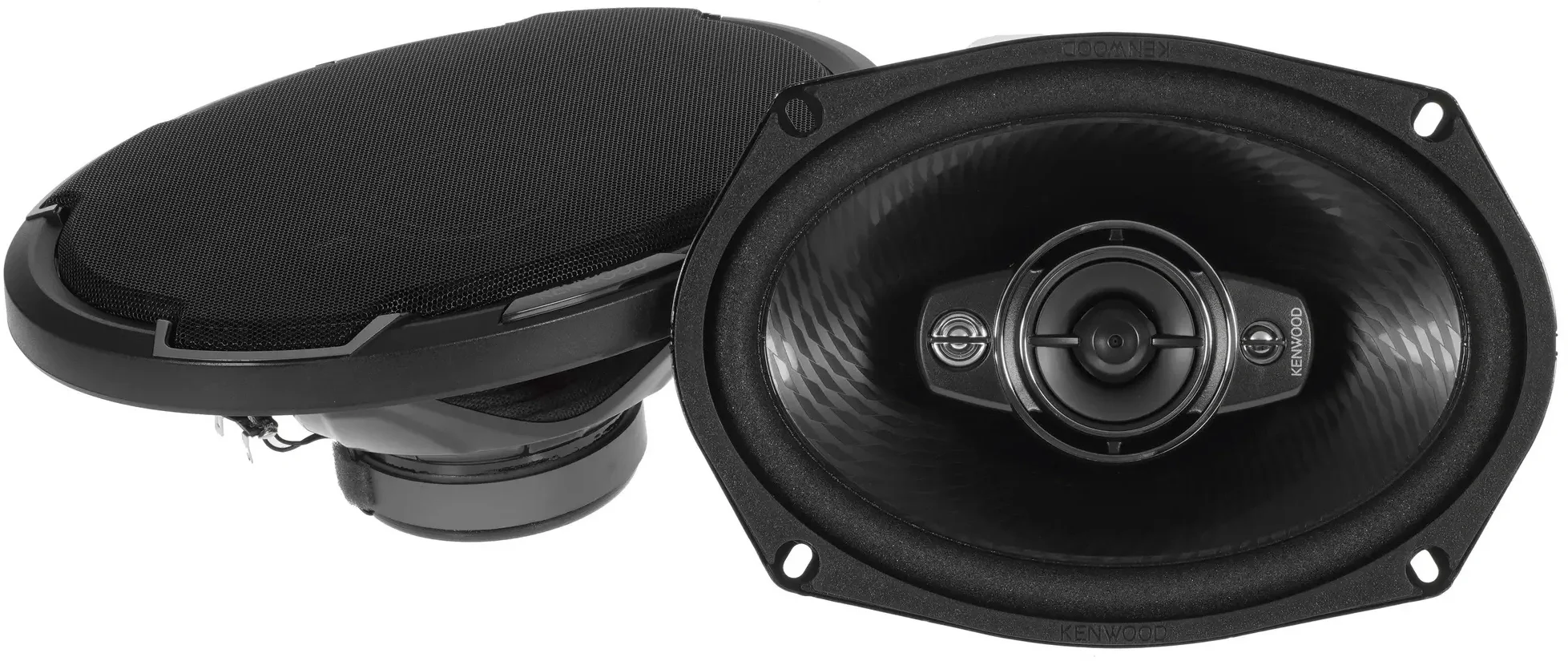 Колонки автомобильные Kenwood KFC-PS6986 600Вт 88дБ 4Ом 15x23см (6x9дюйм) (ком.:2кол.) коаксиальные четырехполосные