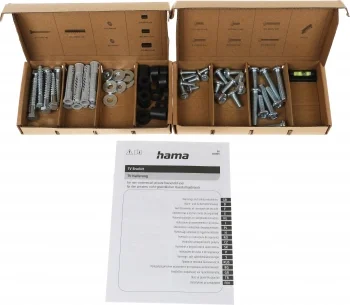 Кронштейн для телевизора Hama 00220844 черный 37"-120" макс.100кг настенный наклон