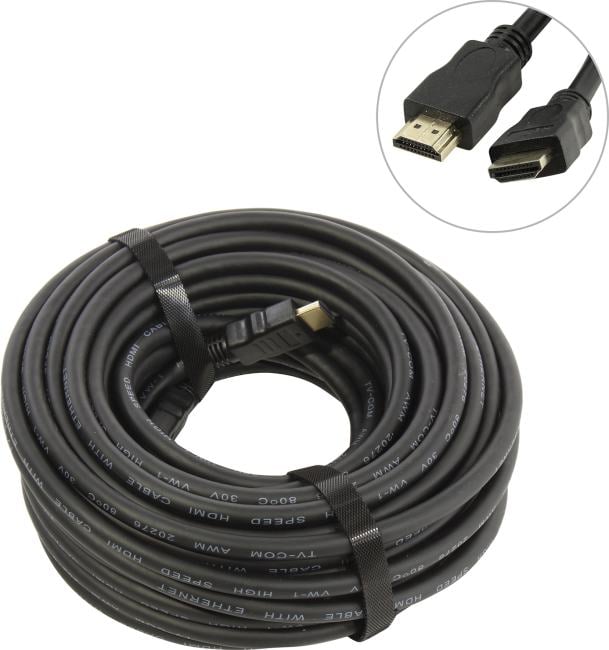 TV-COM (CG150S-15м) Кабель HDMI to HDMI  (19M  -19M) 15м  ver1.4