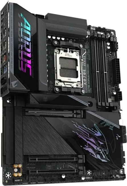 GIGABYTE X870E A PRO X (RTL) AM5 <X870E> 3xPCI-E HDMI 5GbLAN+WiFi+BT SATA  ATX  4DDR5