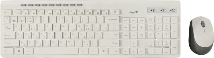 Genius Smart KM-8230  White  (Кл-ра,USB,FM+Мышь3кн,  Roll,USB,FM) (31340015402)