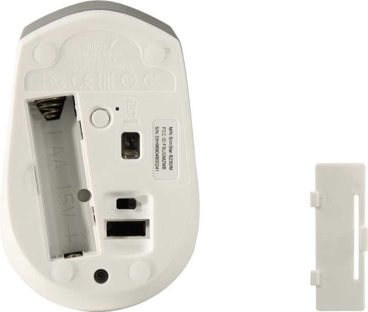 Genius Smart KM-8230  White  (Кл-ра,USB,FM+Мышь3кн,  Roll,USB,FM) (31340015402)