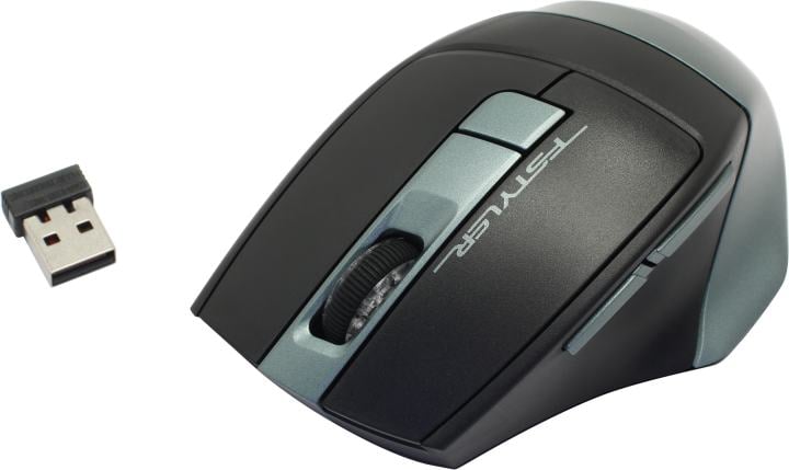 A4Tech FSTYLER Wireless&Bluetooth Optical Mouse <FB35 Midnight Green> (RTL)  USB  6btn+Roll
