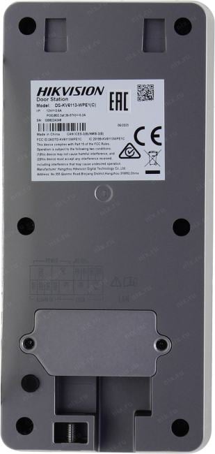 HIKVISION  <DS-KV6113-WPE1(C)>  Вызывная панель