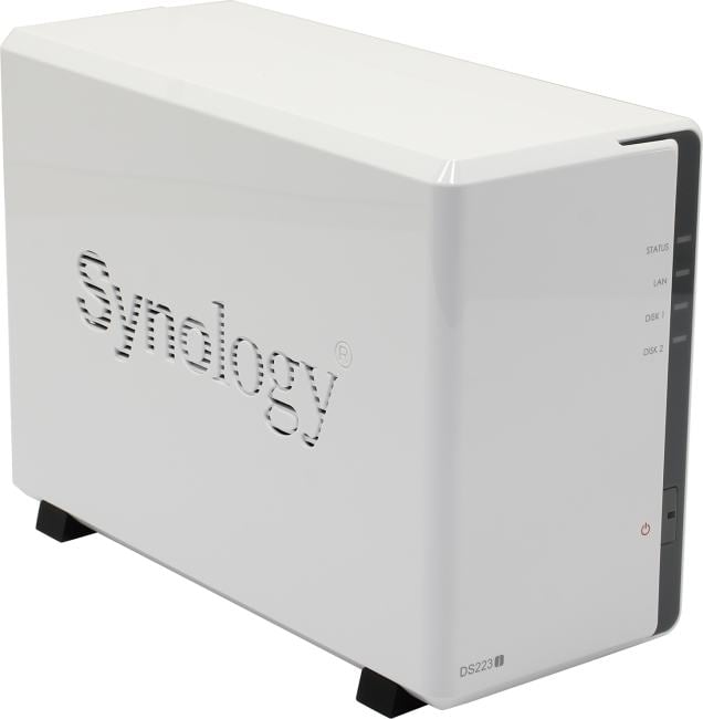 СХД Synology DS223j, 2 отсека, SATA 3.0