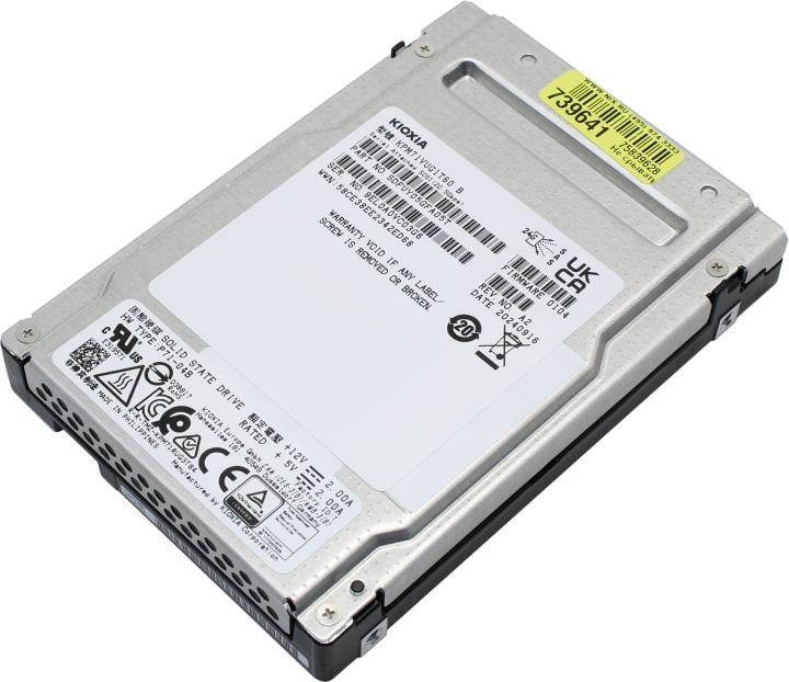 SSD KIOXIA KPM71VUG1T60, 1.6TB, SAS 24G, 2.5", TLC