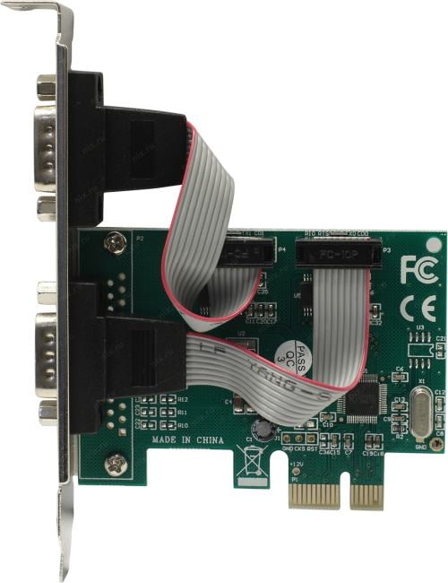 Контроллер ORIENT XWT-PE2S, PCI-Ex1 to COM 2-port
