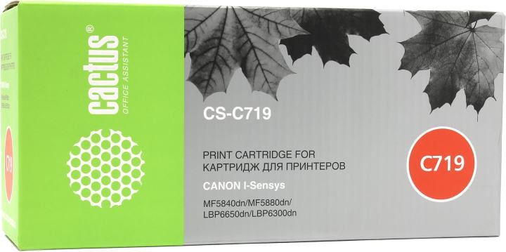 Картридж Cactus CS-C719 для Canon  MF5840dn/MF5880dn,  LBP6650dn/6300dn