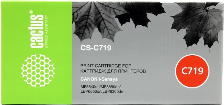 Картридж Cactus CS-C719 для Canon  MF5840dn/MF5880dn,  LBP6650dn/6300dn