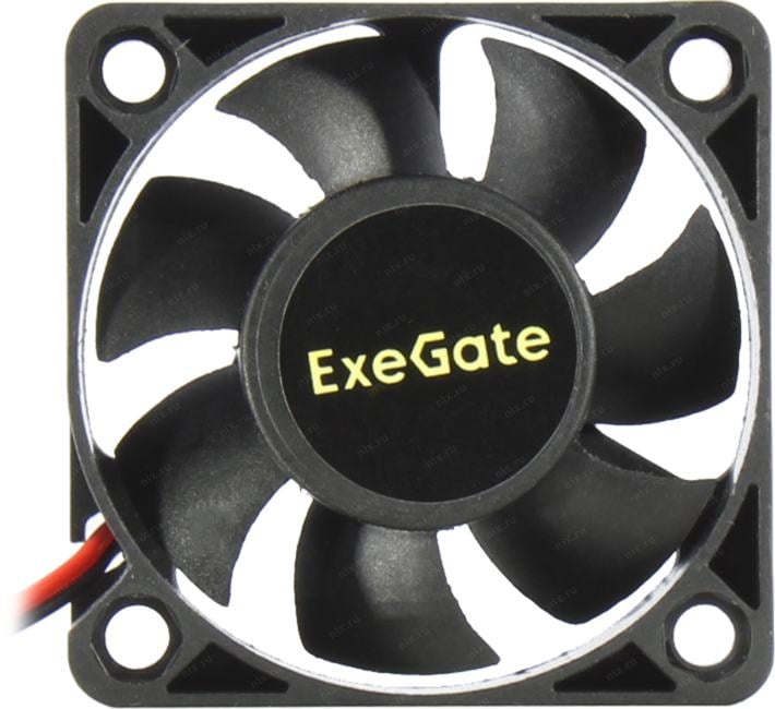 Exegate EX295222RUS Вентилятор 12В DC ExeGate EX05015B2P (50x50x15 мм, 2-Ball (двойной шарикоподшипник), 2pin, 6000RPM, 33dBA)