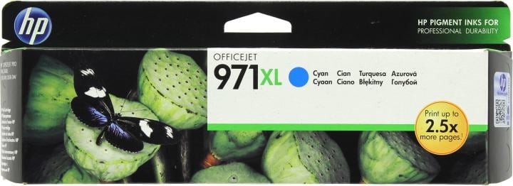 Картридж HP CN626AE (№971XL) Cyan для HP Officejet Pro X451/X551  (повышенной  емкости)