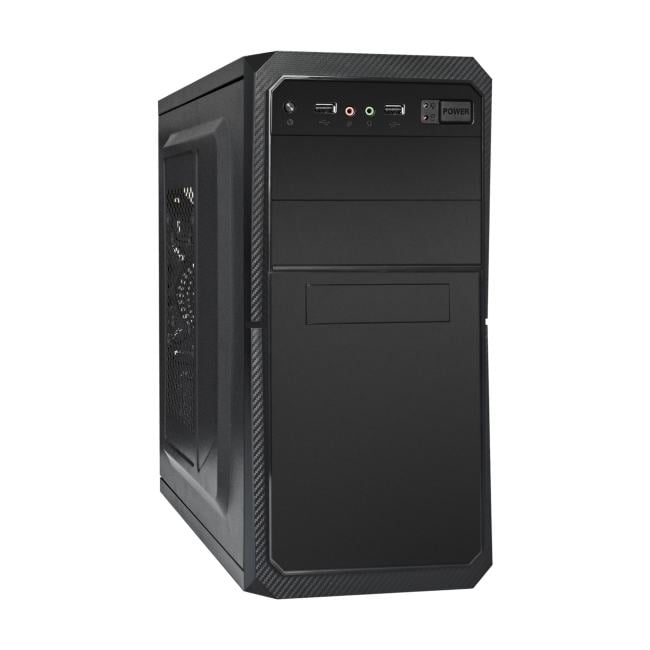 EX299281RUS Minitower ExeGate BA-202-UNS400 (mATX,БП UNS400  с вент. 12см,2*USB,аудио,черный)