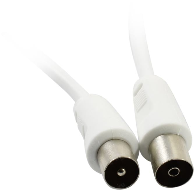 Шнур TV PLUG - TV JACK 1.5М белый REXANT (Цена за шт., в уп. 10 шт.)