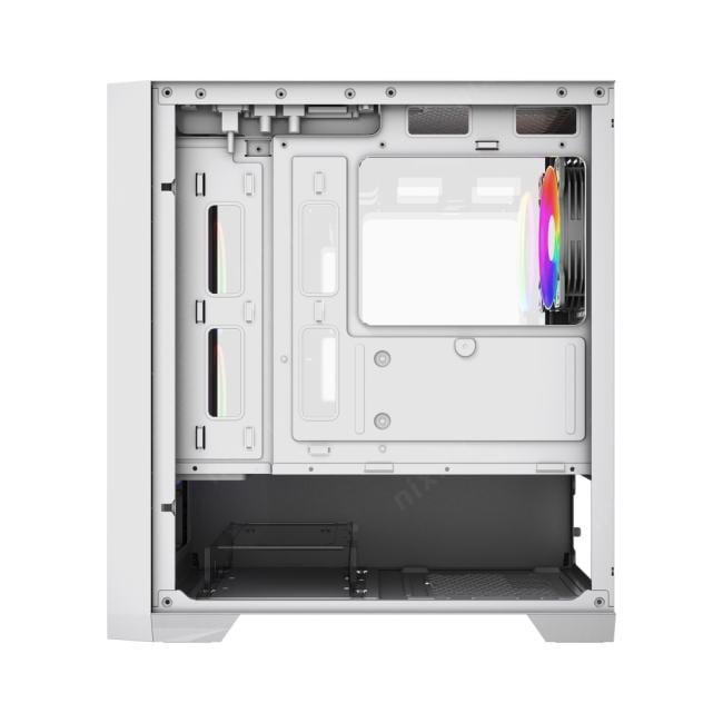 CAMZW-A3-V2 Корпус Powercase Alisio Micro Z3W ARGB V2, Tempered Glass, 3x 120mm ARGB fan,  белый, mATX ()