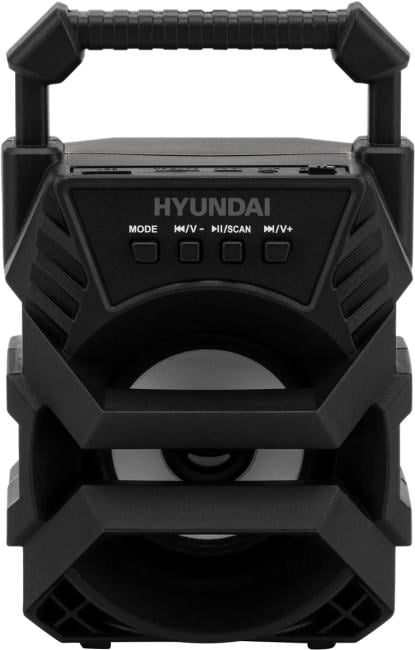 Колонка порт. Hyundai H-PS1000 черный 9W 1.0  BT/USB 10м 500mAh