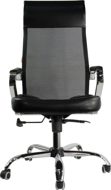 Кресло Chairman 700 7022875, экокожа/сетка, черный, 120кг
