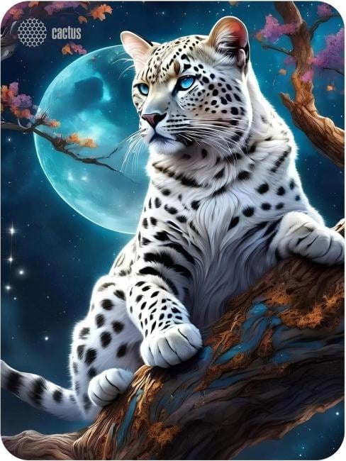 Коврик для мыши Cactus Snow Leopard рисунок  400x300x3мм  (CS-MP-PRO16XL)