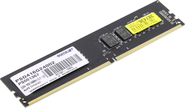 Patriot Signature Line <PSD416G24002> DDR4 DIMM 16Gb  <PC4-19200>  CL17