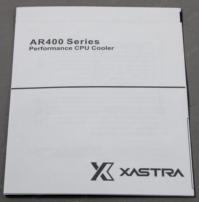 XASTRA <AR400-BKSFPX-GL> AR400 FRGB BK  (4пин, 115x/1200/1700/1851/AM5/AM4, 31.6дБ,800-1800об/мин,Al+тепл.трубки)