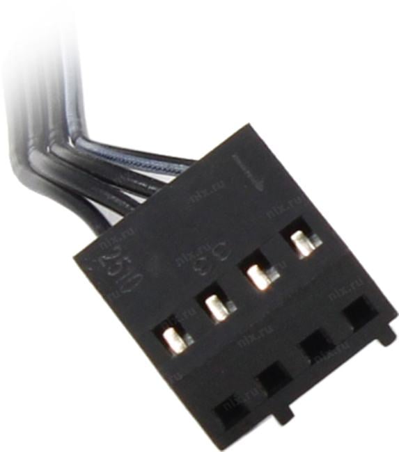 XASTRA <AR400-BKSFPX-GL> AR400 FRGB BK  (4пин, 115x/1200/1700/1851/AM5/AM4, 31.6дБ,800-1800об/мин,Al+тепл.трубки)