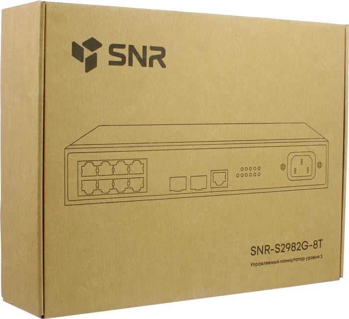 SNR <SNR-S2982G-8T>  Управляемый  коммутатор