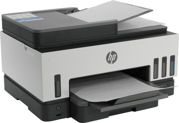 МФУ HP Smart Tank 790 (4WF66A), A4, цветной, 15/9 стр/мин, 1200×1200 dpi, USB, Wi-Fi, Bluetooth