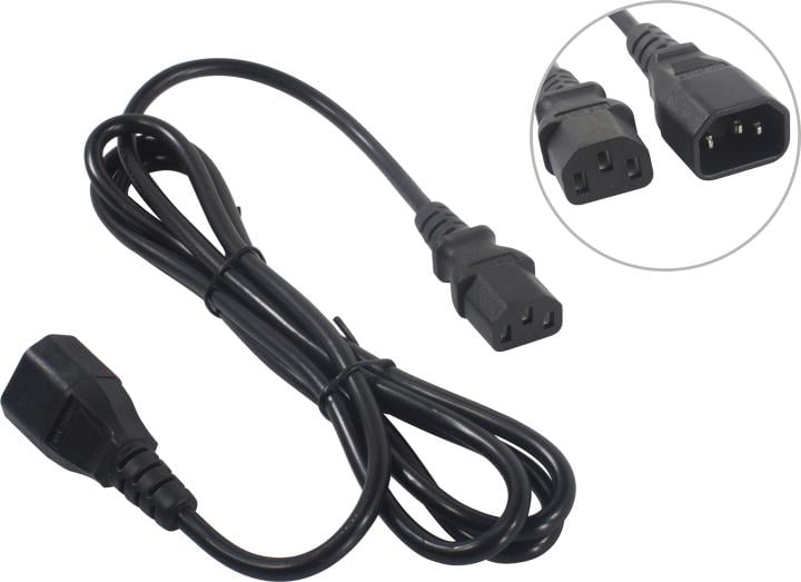 Шнур Power Cube RPC-189BLPRO1.8, C13-C14, 1.8м, 10А