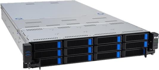ASUS 2U RS720-E11-RS12U <90SF01Z1-M00270> (LGA4677, C741, 5xPCI-E,  SVGA,12xHS NVMe,2x10GbLAN,32DDR5,2600W HS)