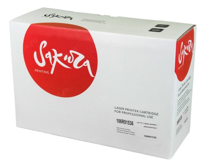SA106R01536 Картридж SAKURA 106R01536 для Xerox Phaser 4600/4620/4622, черный,  30 000 к.
