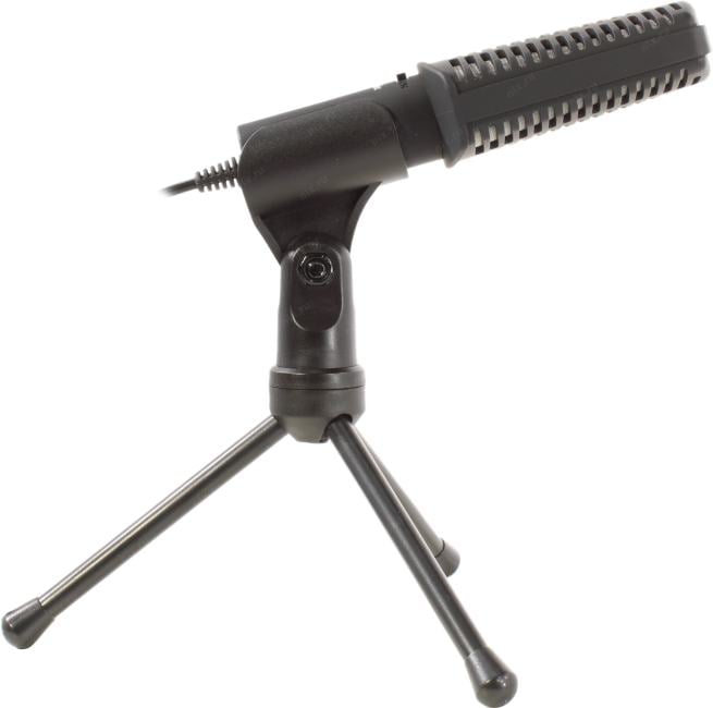 RITMIX RDM-125 Black {конденсаторный, всенаправленный, -30±3dB (0dB=1V / Pa на 1kHz), 50Hz-16kHz, ?2.2 k?, 3,5 мм, 1,8 м, пластик}