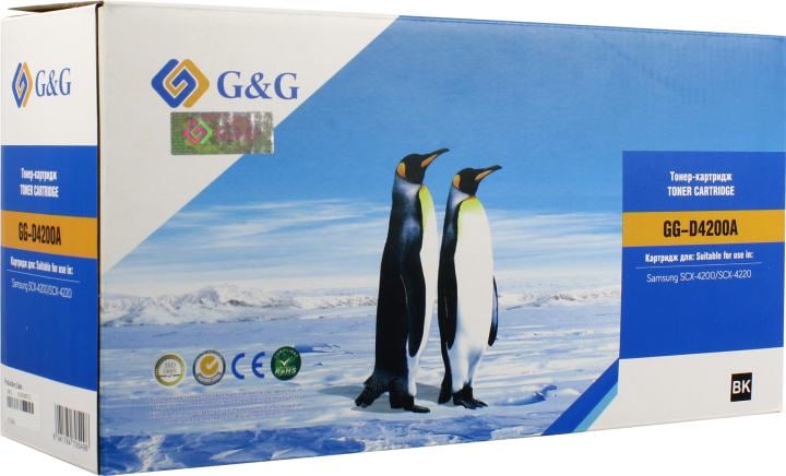 Картридж лазерный G&G GG-D4200A, для Samsung SCX-4200/SCX-4220, черный, 3000 стр.