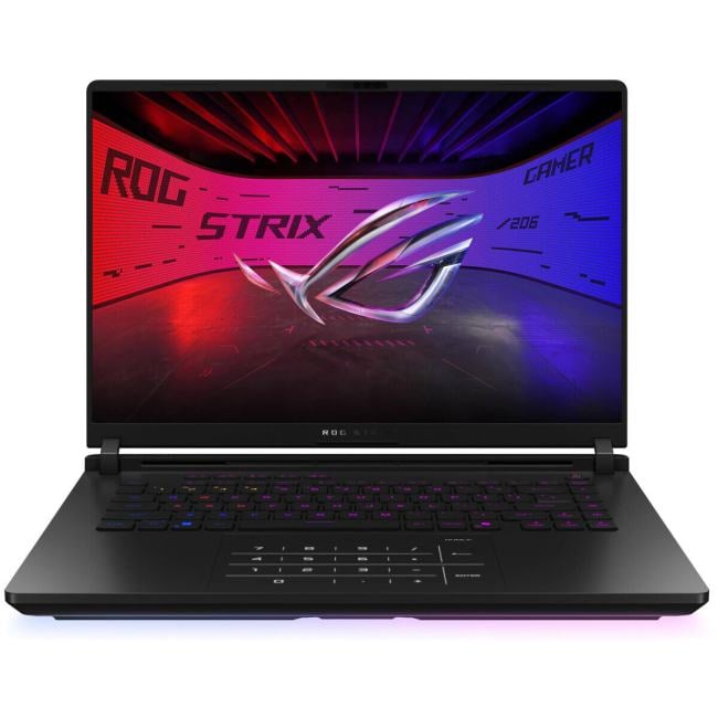 Ноутбук ASUS ROG Strix SCAR 16 G635LX-RW187W Intel Core Ultra 9 275HX 2.7GHz/DDR5 32GB/SSD 2TB/Nvidia RTX 5090 (24GB GDDR7)/16" WUXGA(2560x1600) 16:10 AG, 1200 NITS Mini LED,240Hz/WIN11 Home/Off Black/2.80 Kg