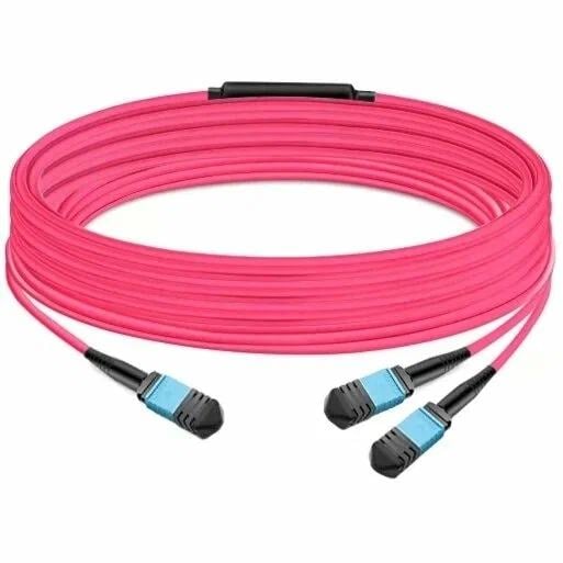NVIDIA MFP7E20-N050  980-9I55Z-00N050  NVIDIA passive fiber cable, MMF, MPO to 2x  MPO,  APC,  50 meters