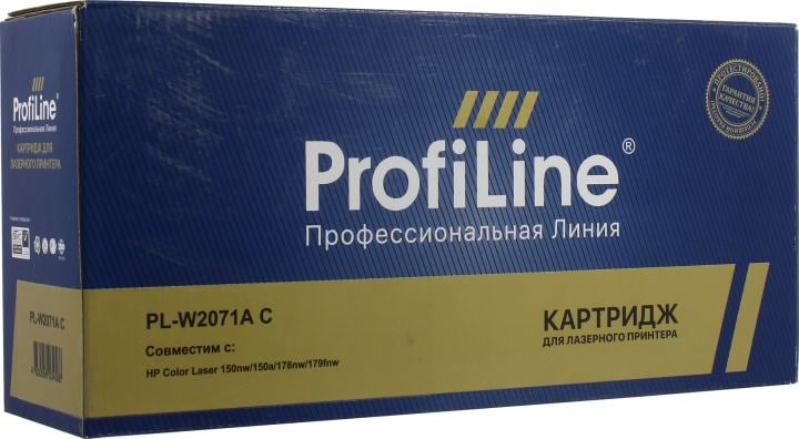 Картридж ProfiLine PL-W2071A, №117A, голубой, без чипа