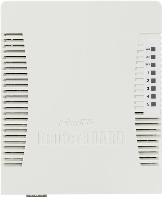 Маршрутизатор MikroTik hEX PoE RB960PGS (5x Gigabit Ethernet with PoE output for four ports, SFP, USB, 800MHz CPU, 128MB RAM, RouterOS L4) (RB960PGS)