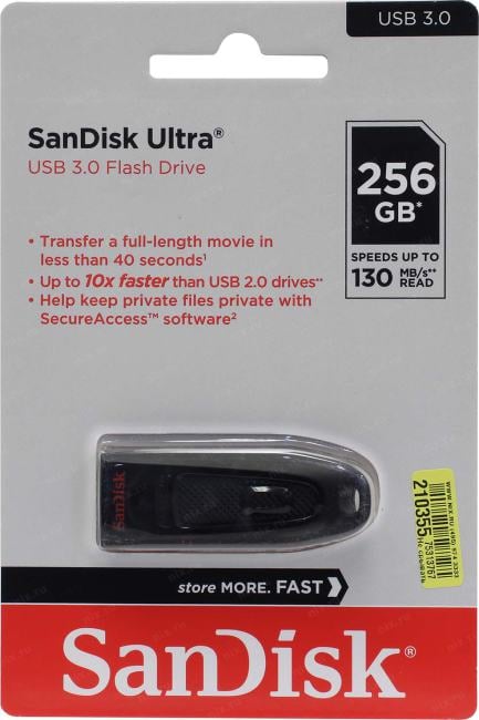 SanDisk Ultra <SDCZ48-256G-U46> USB3.0 Flash  Drive 256Gb (RTL)