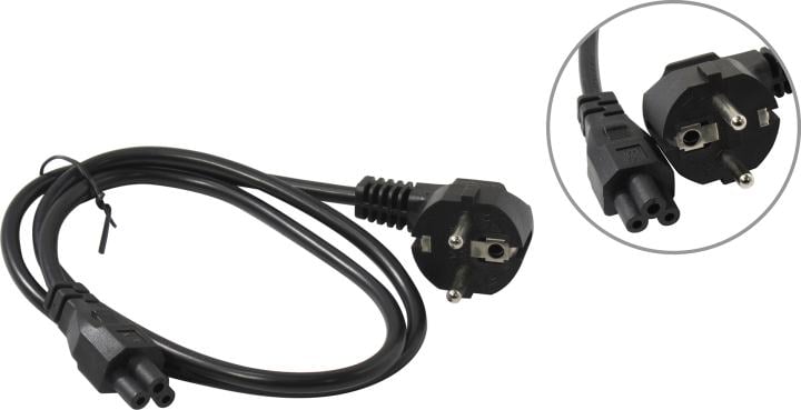 Кабель питания Filum FL-PC10-EU-C5-1M, CEE 7/7 – C5, 1 м, 10 А