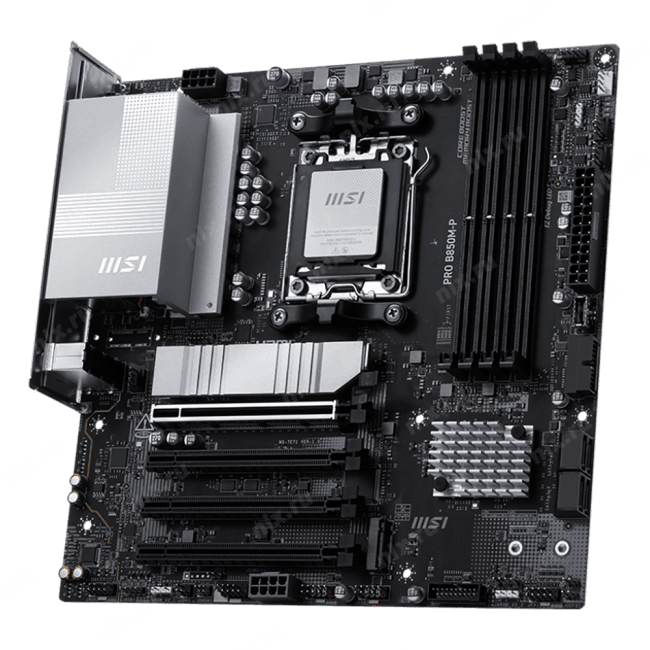 MSI PRO B850M-P (RTL) AM5 <B850> 4xPCI-E HDMI+DP 5GbLAN  SATA MicroATX 4DDR5