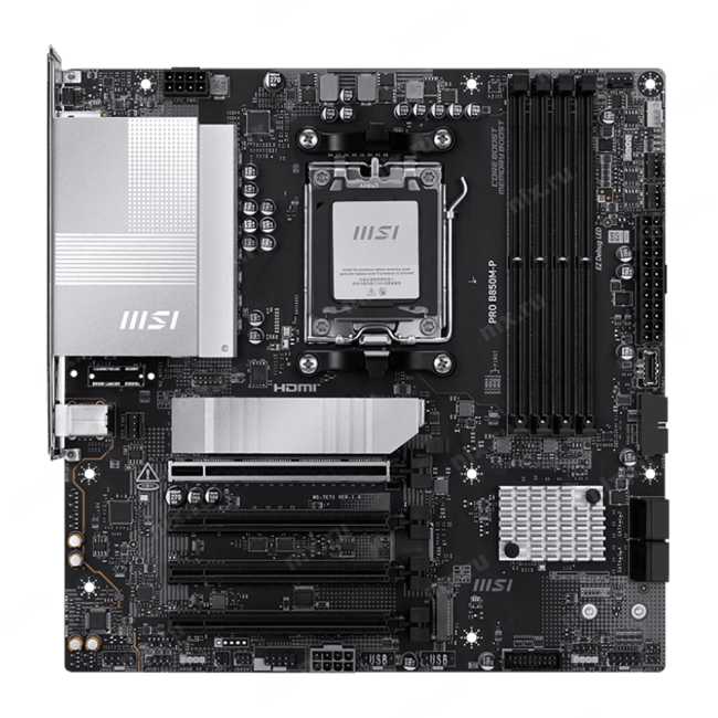MSI PRO B850M-P (RTL) AM5 <B850> 4xPCI-E HDMI+DP 5GbLAN  SATA MicroATX 4DDR5
