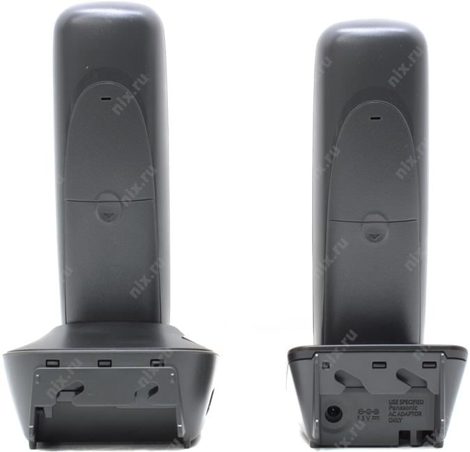 Panasonic KX-TG1612RUH <Black-Grey> р/телефон (2 трубки с ЖК  диспл.,  DECT)