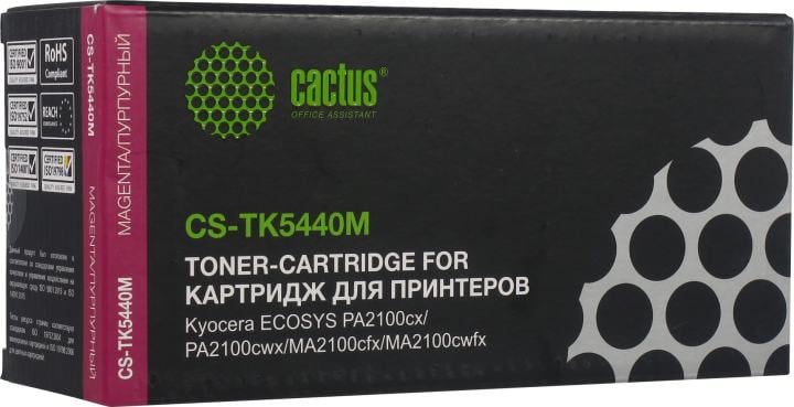 Картридж Cactus CS-TK5440M Magenta  для  Kyocera  ECOSYS PA2100cx/PA2100cwx/MA2100cfx/MA2100cw